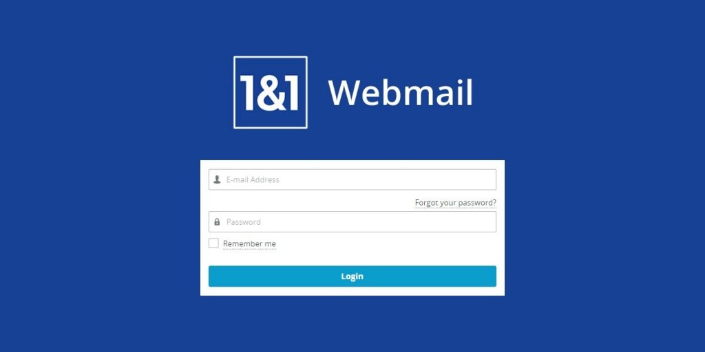 1 and 1 email login