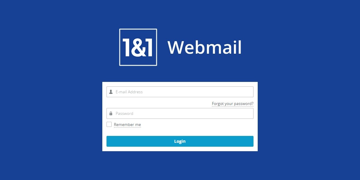 How Login To 1And1 Webmail