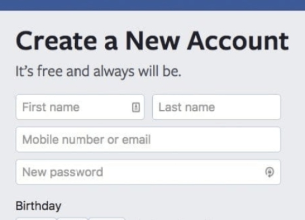 How Create New Account FB