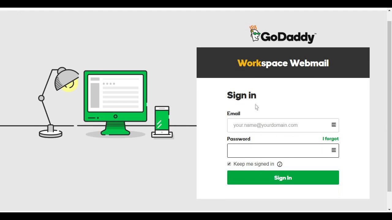 How To Godaddy Email Login Steps