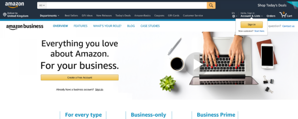 Amazon Business B2B marketplace